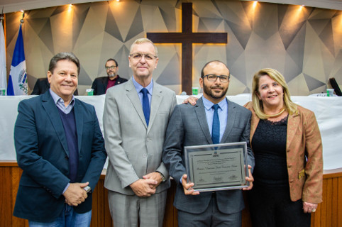 Pastor Vinicius José Ferreira da Silva é o novo cidadão de Limeira