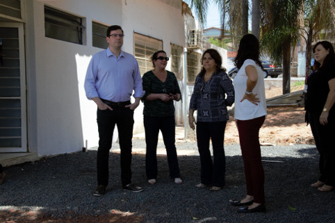 Comissão de Saúde visita obra de unidade de saúde no Jardim Planalto 