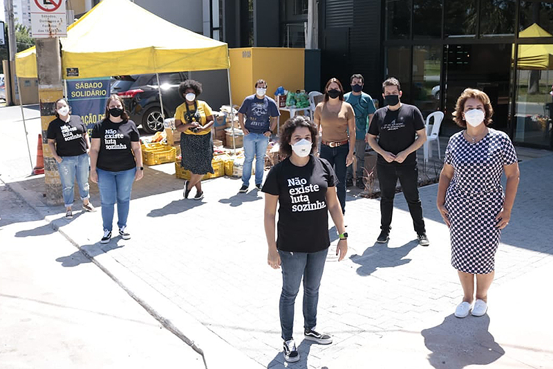 Sábado Solidário arrecada alimentos para doação