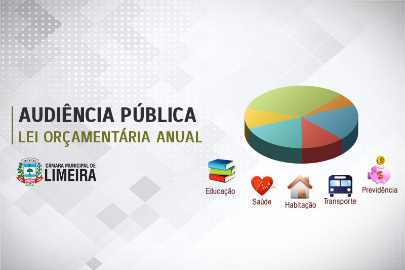 Câmara de Limeira realiza audiências sobre a Lei Orçamentária Anual