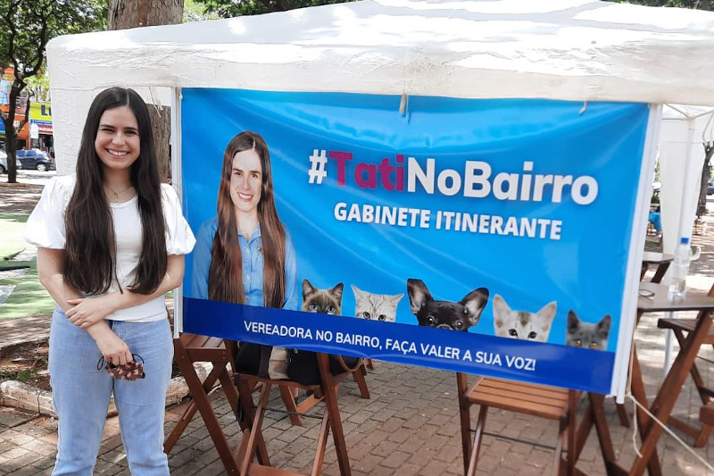 Tatiane Lopes promove Gabinete Itinerante na Praça Toledo de Barros