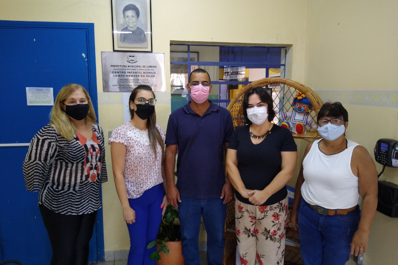 Waguinho da Santa Luzia visita Centro Infantil Murilo Lemos Mendes da Silva