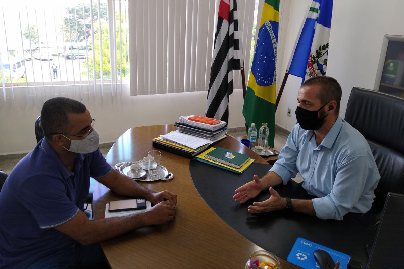 Waguinho da Santa Luzia se reúne com secretário de Educação, André Francesco