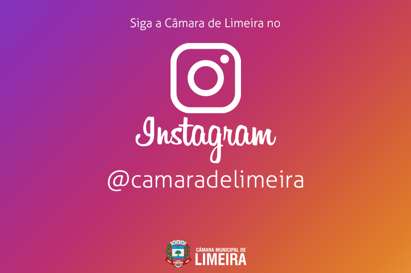 Instagram: Câmara Municipal de Limeira inaugura perfil na rede social