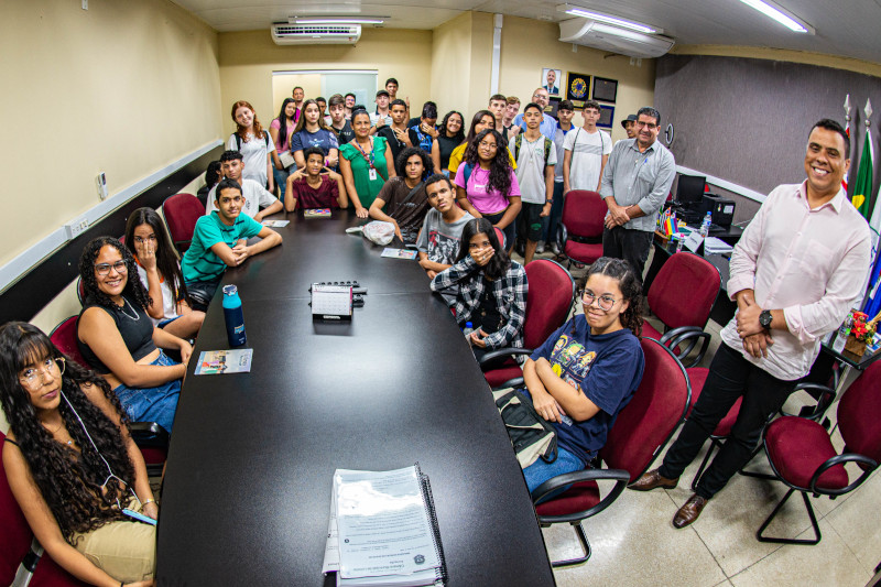 Câmara recebe visita de alunos do Senac de Limeira