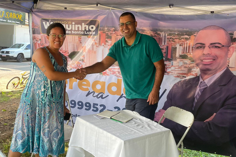 Waguinho realiza atendimentos durante edição do projeto “Vereador na Rua”