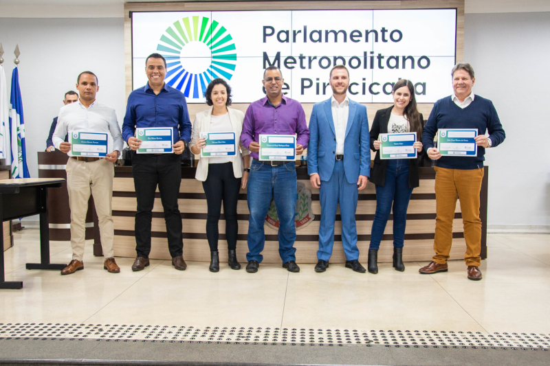 Vereadores de Limeira empossados no Parlamento Metropolitano