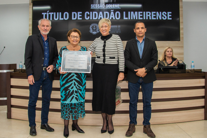 Tia Talma é reconhecida pelo trabalho de mais de quatro décadas em Limeira