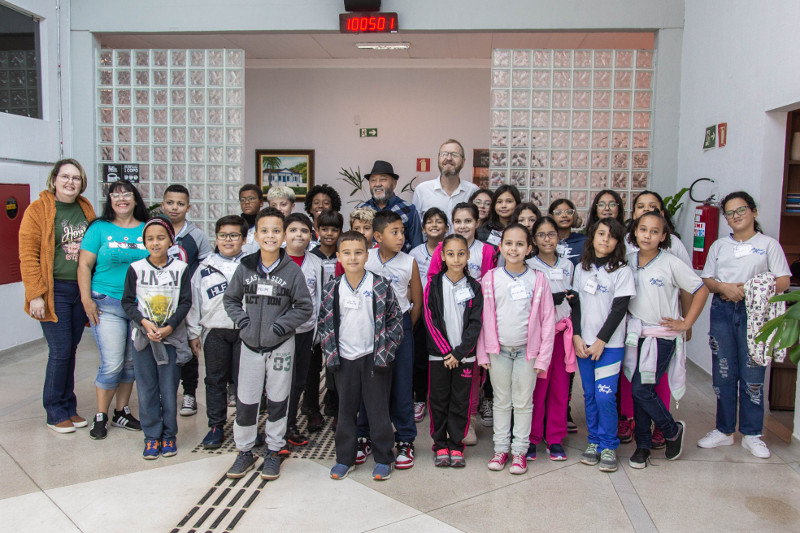 Câmara recebe alunos do Ceief Rafael Affonso Leite para visita guiada