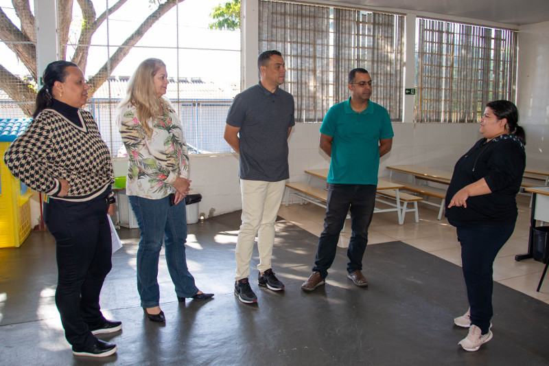 Comissão de Educação da Câmara de Limeira visita Emei Tia Anastácia