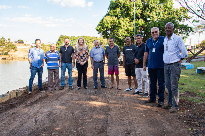 Comissão confere andamento de obras no Parque Ecológico do Jardim do Lago