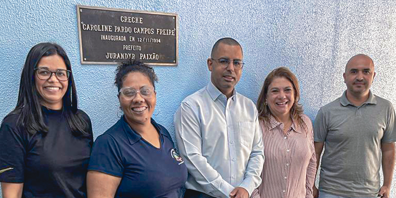 Educação: Waguinho da Santa Luzia visita CI Caroline Pardo Campos Freire