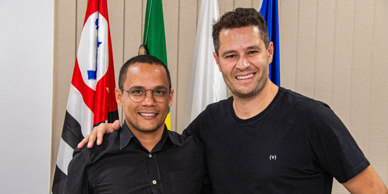 Presidente recebe apresentador de televisão Pedro Leonardo na Câmara de Limeira