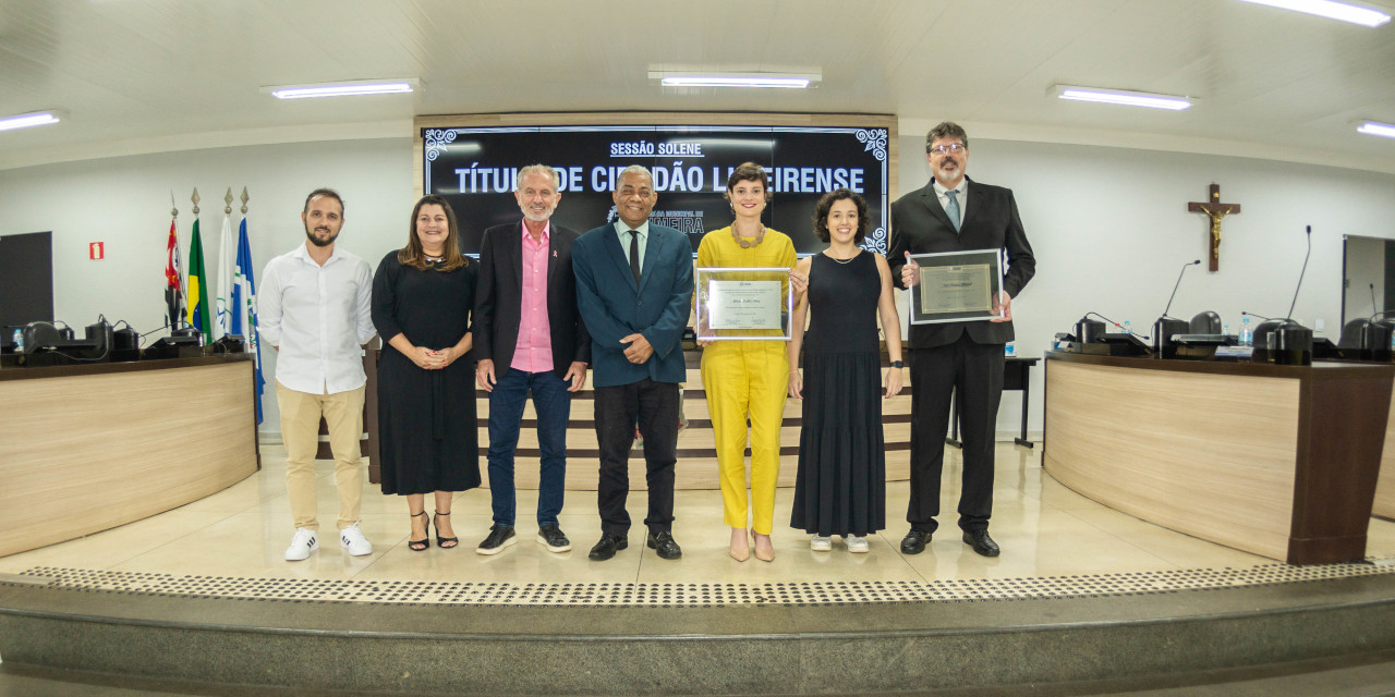 Câmara realiza sessão solene para homenagear José França Almirall e Mônica Sodré Pires