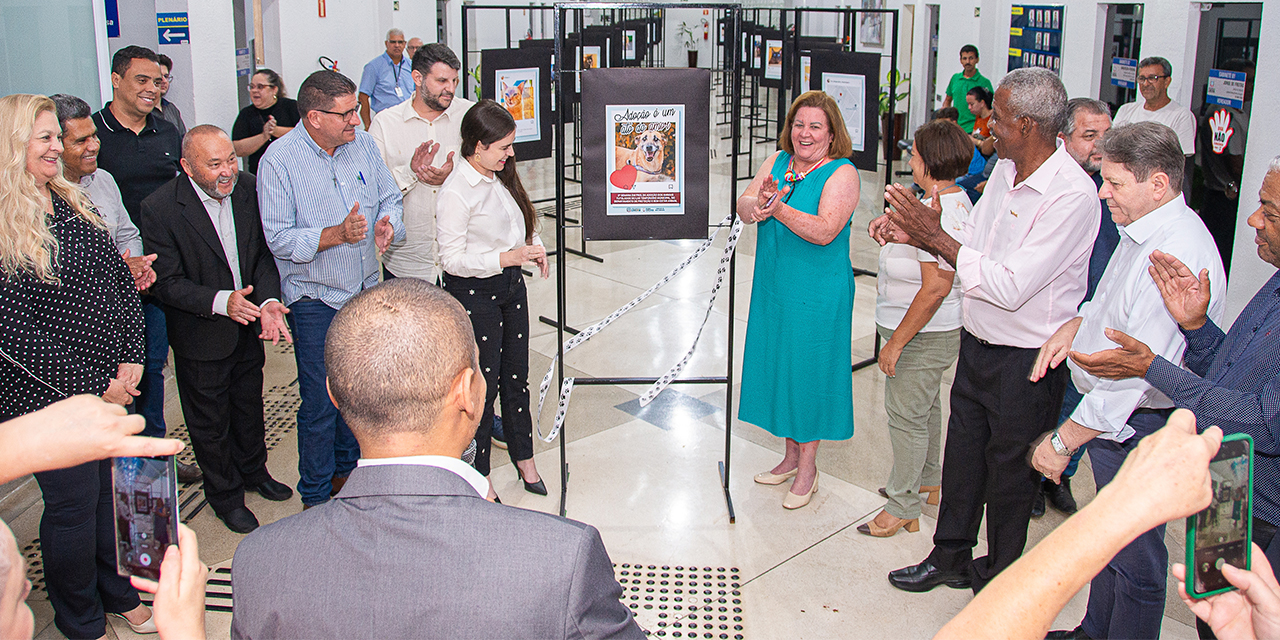 Câmara realiza exposição para incentivar adoção de animais tutelados do DPBEA