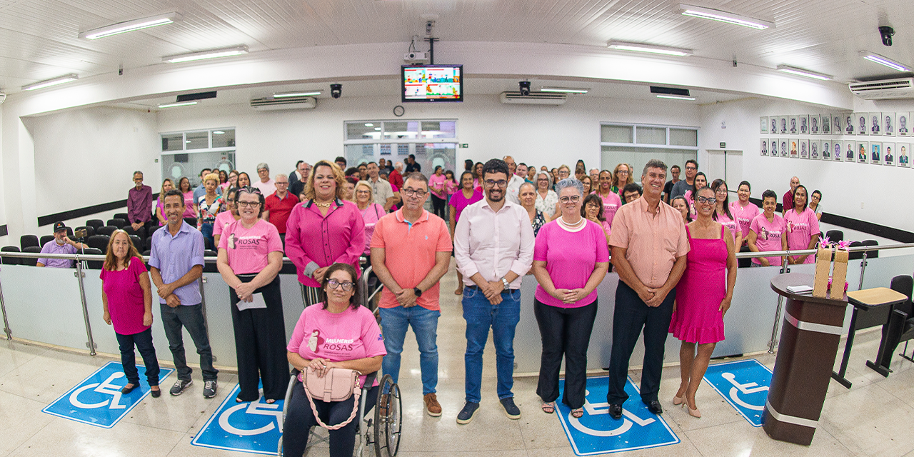 Câmara recebe 1° Simpósio de Conscientização e Combate ao Câncer