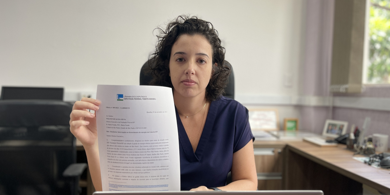 Mariana Calsa e Tabata Amaral denunciam ao Procon-SP prejuízo causado pelo serviço de energia