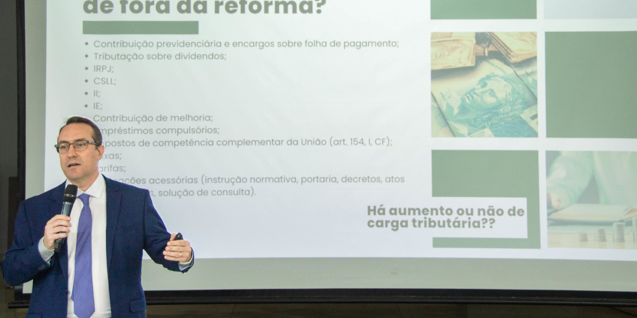 Escola Legislativa realiza palestra sobre atualizações da Reforma Tributária