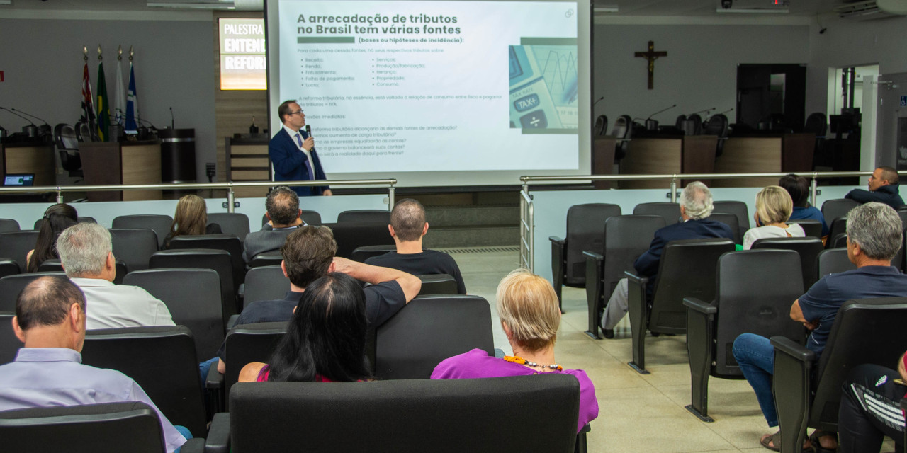 Escola Legislativa realiza palestra sobre atualizações da Reforma Tributária