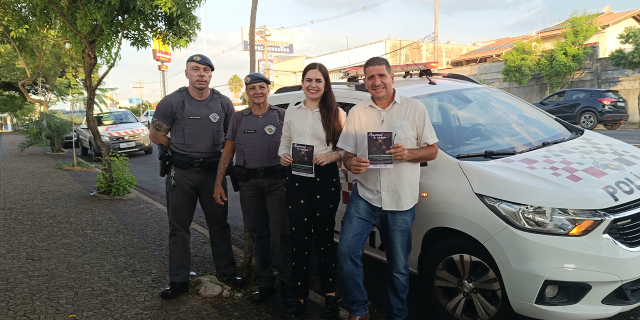 Comissão de Meio Ambiente e PM realizam blitz educativa contra o abandono de animais