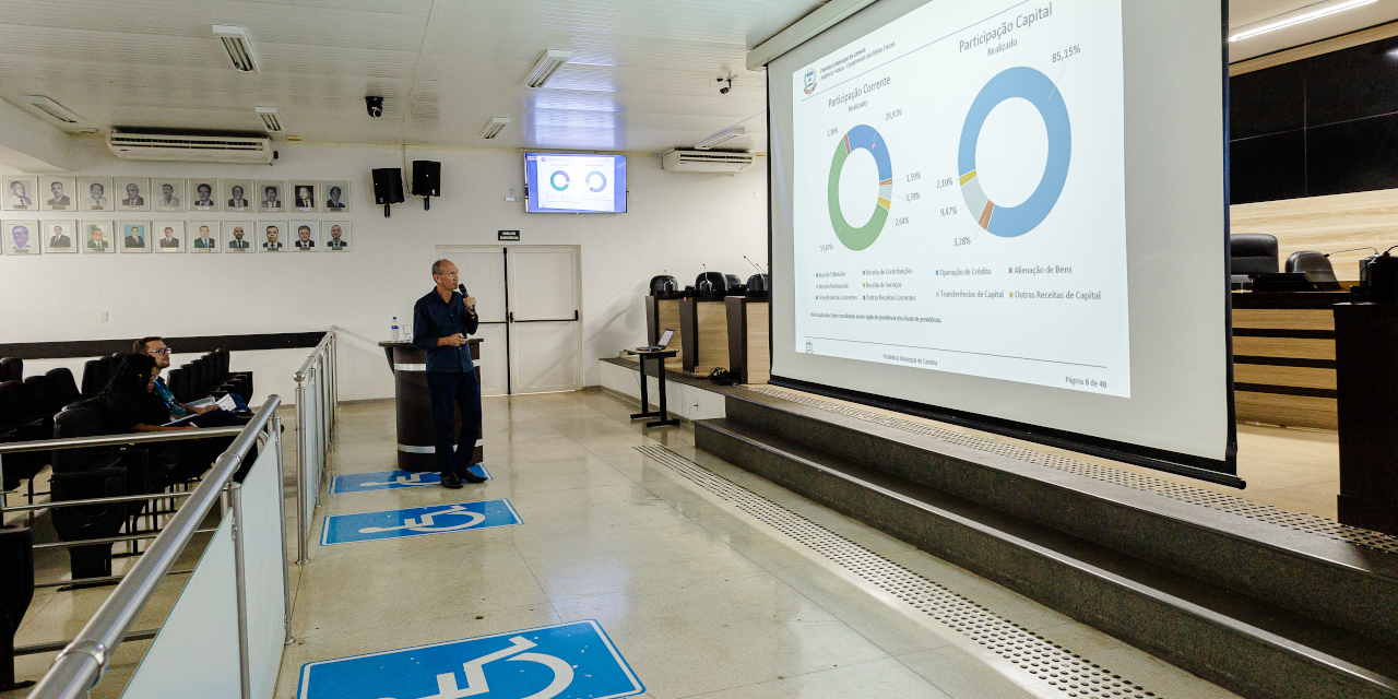 Audiência pública: Prefeitura apresenta cumprimento de metas fiscais à Câmara