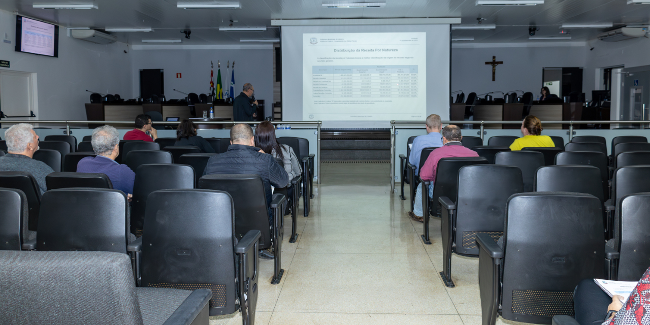 Em audiência pública, Prefeitura presta contas da aplicação do orçamento municipal