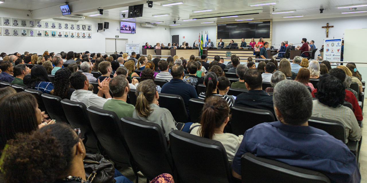 Plenário Vereador Vitório Bortolan foi palco da premiação