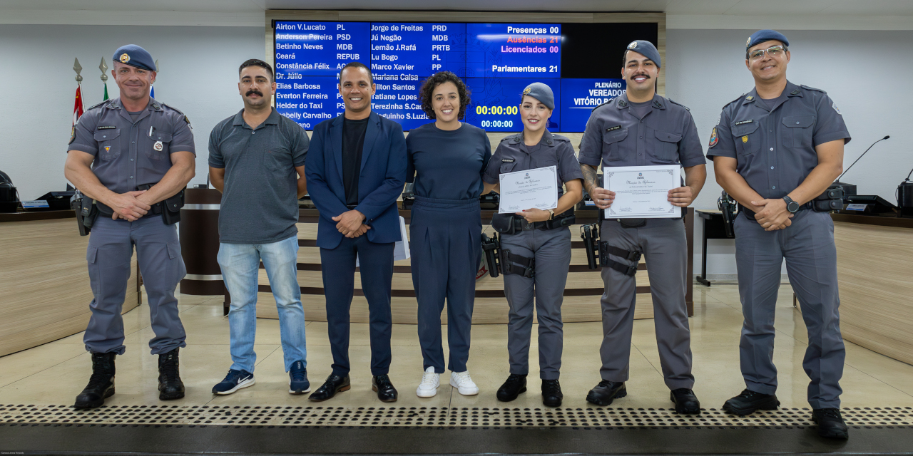 Os soldados Tozine e Isadora resgataram um bebê de apenas três meses que estava engasgado