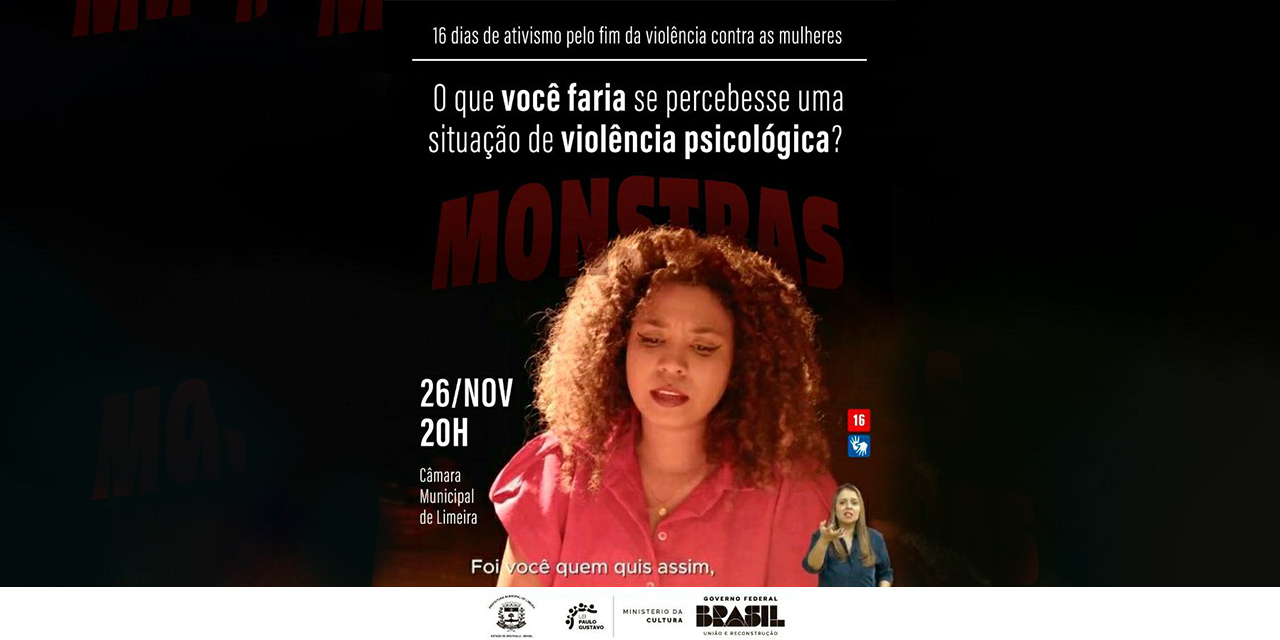 Exibição do curta “Monstras” acontece na Câmara no dia 26 de novembro, às 20h